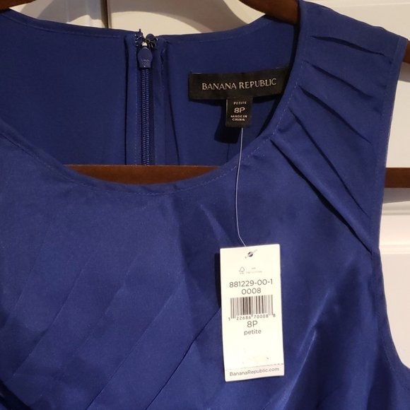 Banana Republic Rouched Fit & Flare Midi Dress - Picture 4 of 5